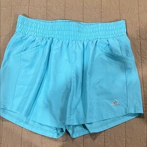 Adidas Women's Light Blue Golf Athletic Shorts